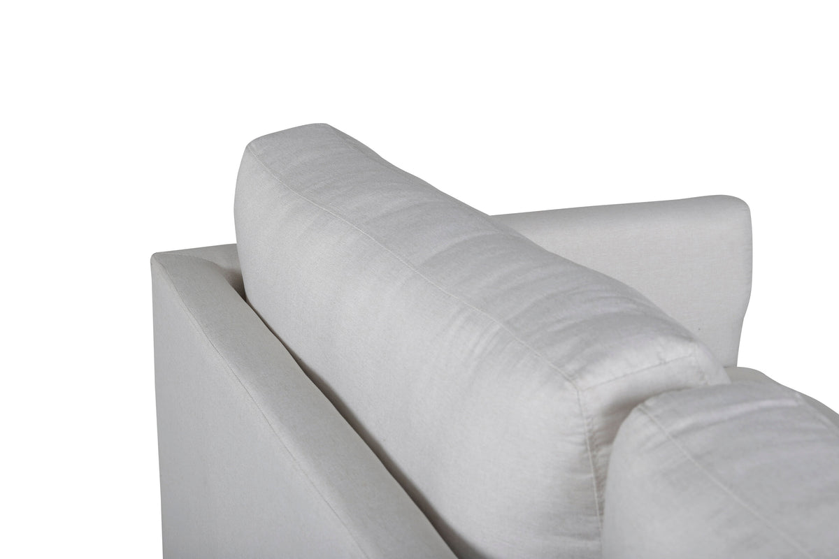 Zoom 2-personers sofa - sort, hvid - billede 9