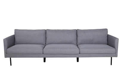 Zoom 3-personers sofa - sort, grå - billede 1