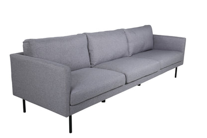 Zoom 3-personers sofa - sort, grå - billede 2
