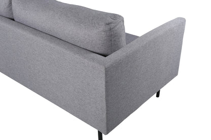 Zoom 3-personers sofa - sort, grå - billede 5