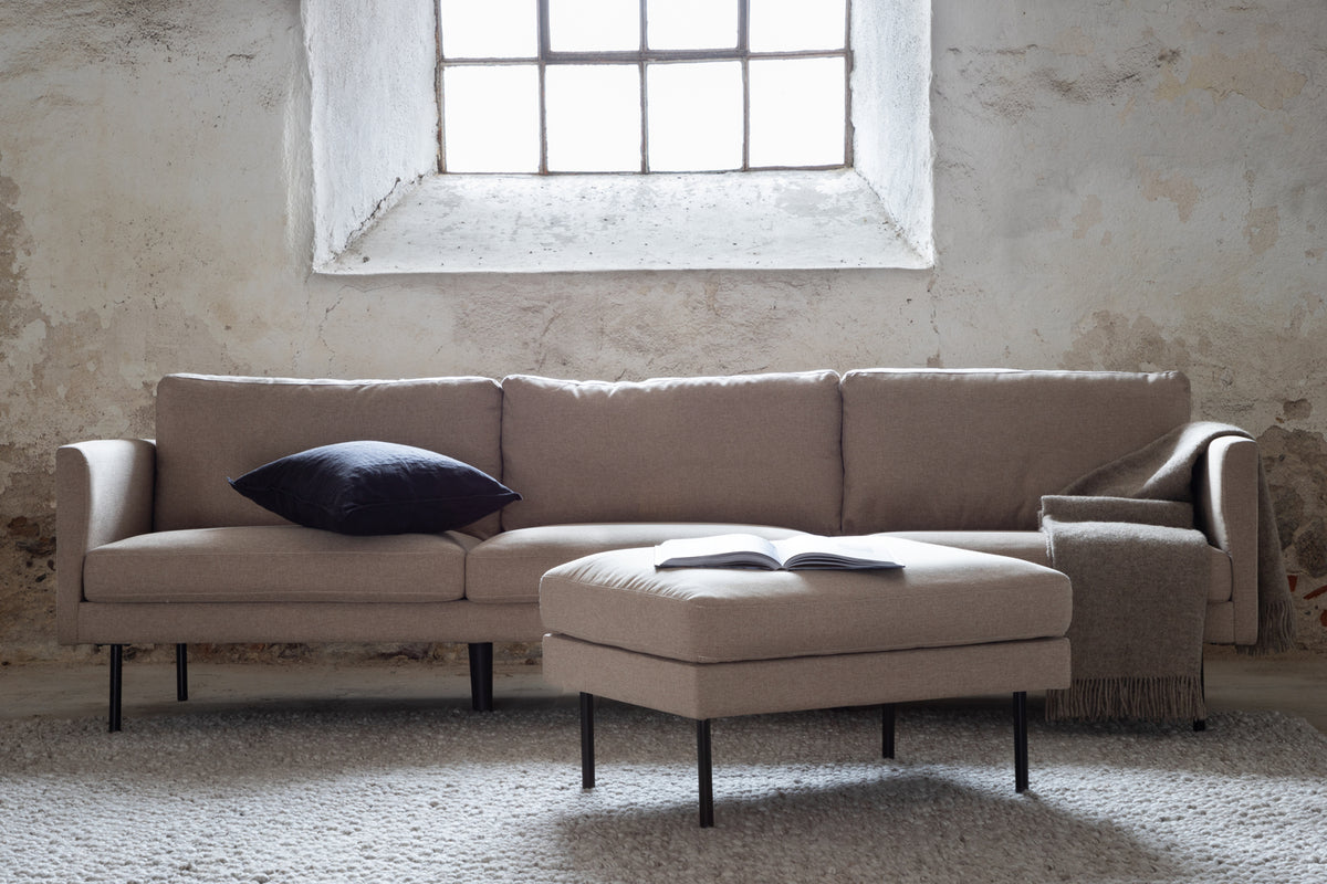 Zoom 3-Pers Sofa Brun