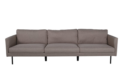 Zoom 3-personers sofa - sort, brun - billede 1