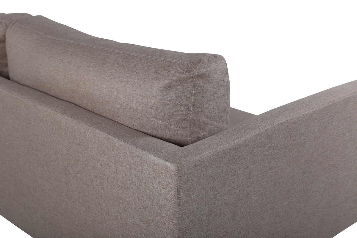 Zoom 3-personers sofa - sort, brun - billede 5