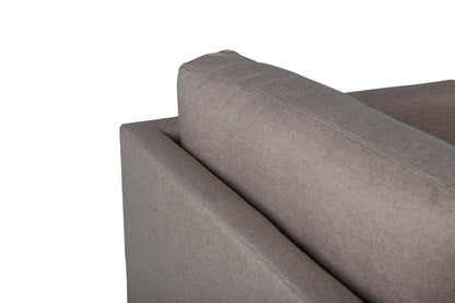 Zoom 3-personers sofa - sort, brun - billede 6