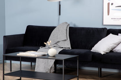Zoom 3-personers sofa - sort - billede 12