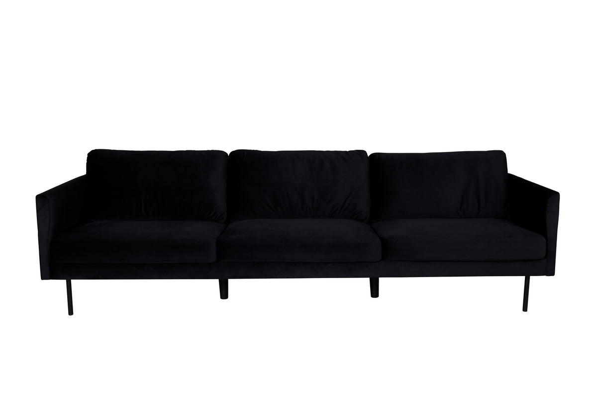 Zoom 3-personers sofa - sort - billede 1