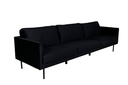Zoom 3-personers sofa - sort - billede 2
