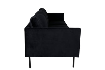 Zoom 3-personers sofa - sort - billede 3