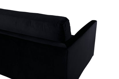 Zoom 3-personers sofa - sort - billede 5