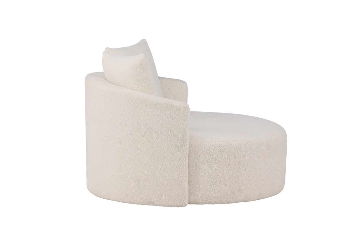 Kelso 2-personers sofa - sort, hvid - billede 10