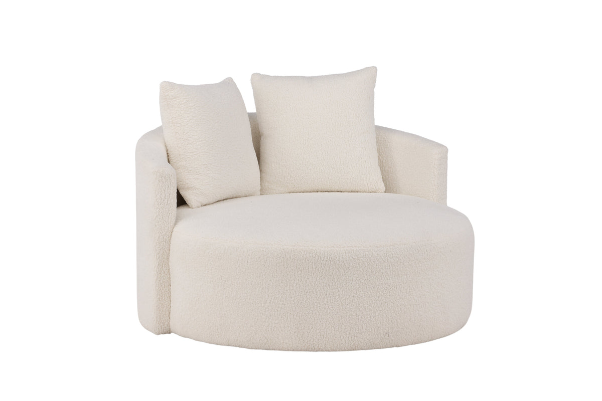 Kelso 2-personers sofa - sort, hvid - billede 12