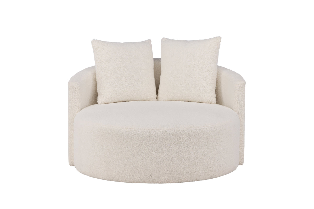 Kelso 2-personers sofa - sort, hvid - billede 1