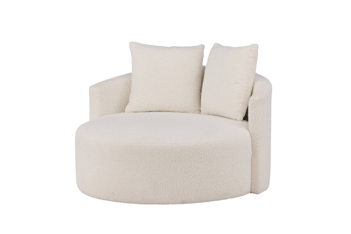 Kelso 2-personers sofa - sort, hvid - billede 2