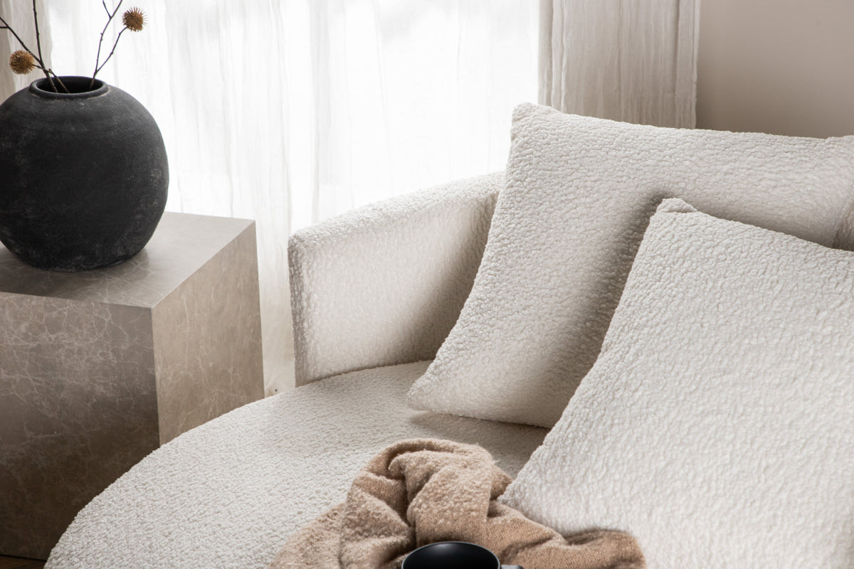 Kelso 2-personers sofa - sort, hvid - billede 15