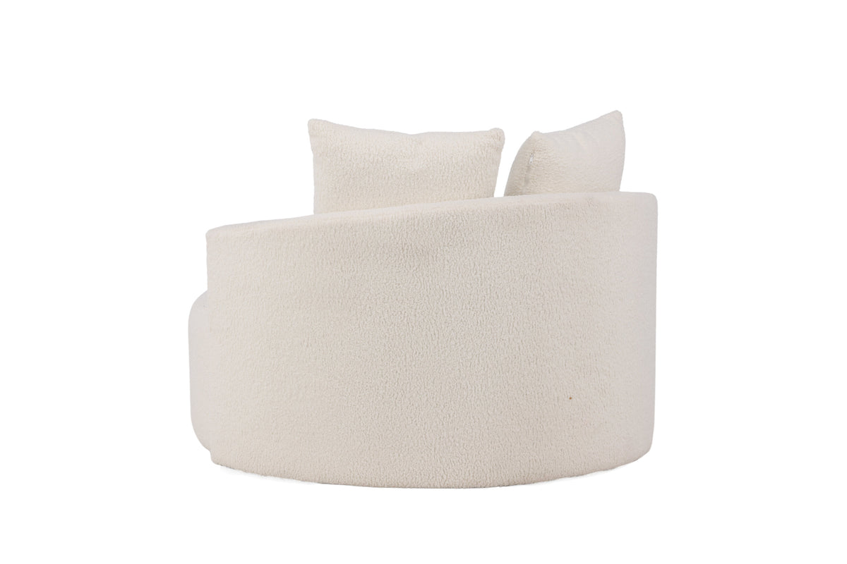 Kelso 2-personers sofa - sort, hvid - billede 6