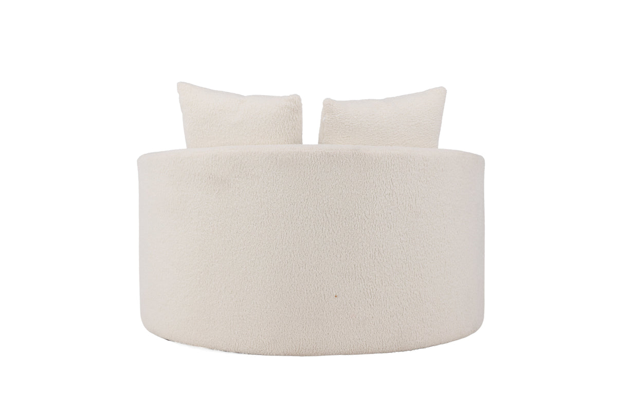 Kelso 2-personers sofa - sort, hvid - billede 7