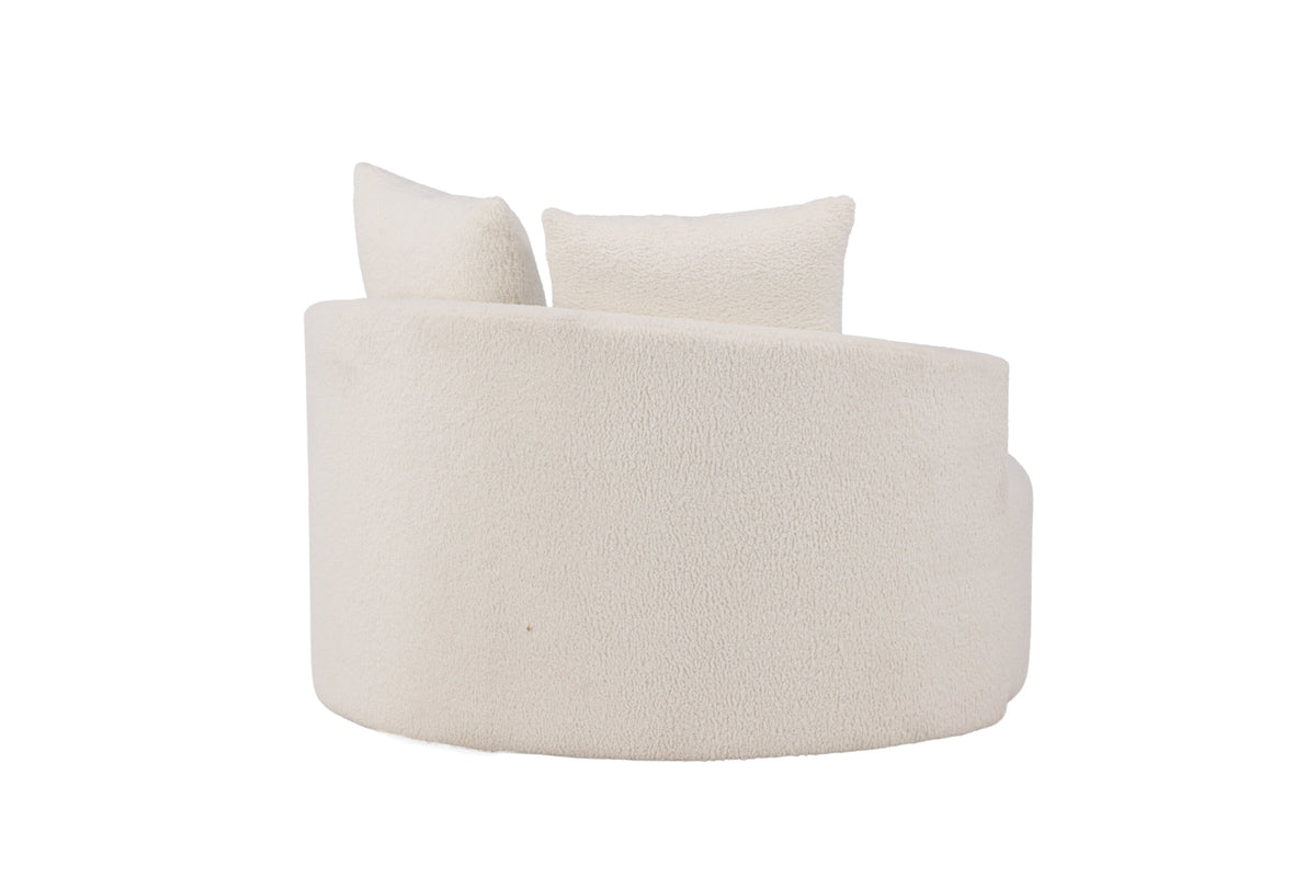 Kelso 2-personers sofa - sort, hvid - billede 8