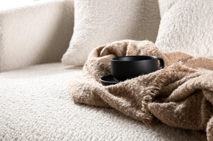 Kelso 2-personers sofa - sort, hvid - billede 16