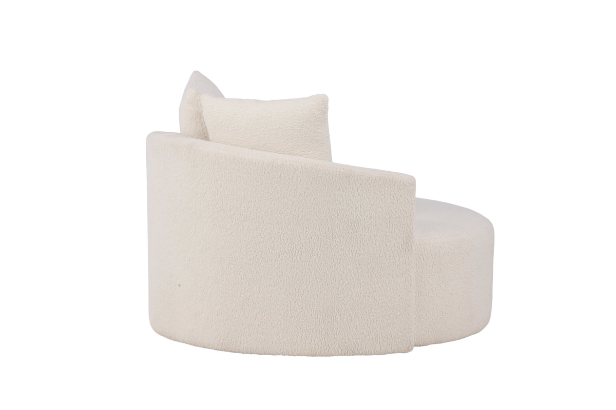 Kelso 2-personers sofa - sort, hvid - billede 9