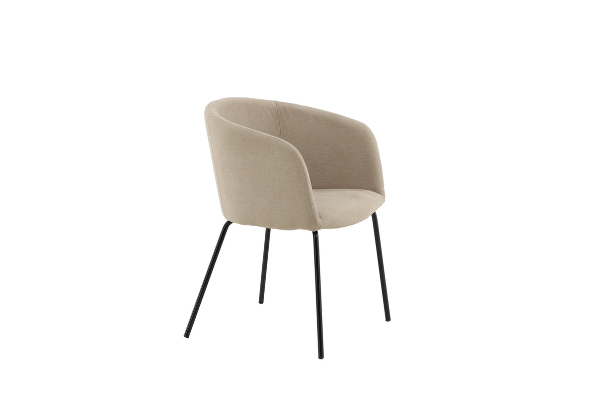 Berit spisebordsstol - beige, sort - billede 11