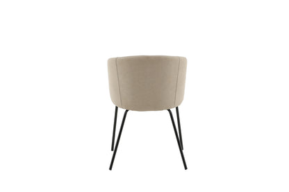 Berit spisebordsstol - beige, sort - billede 7