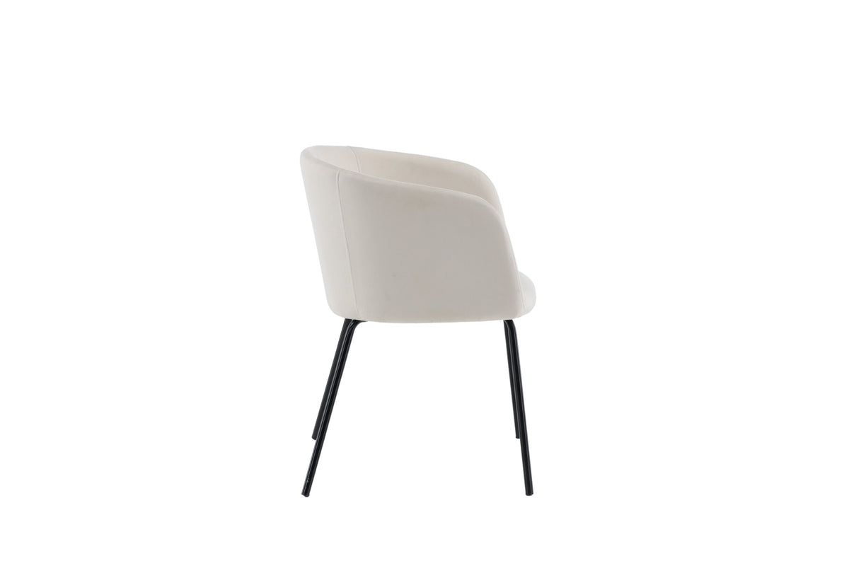 Berit spisebordsstol - beige, sort - billede 10