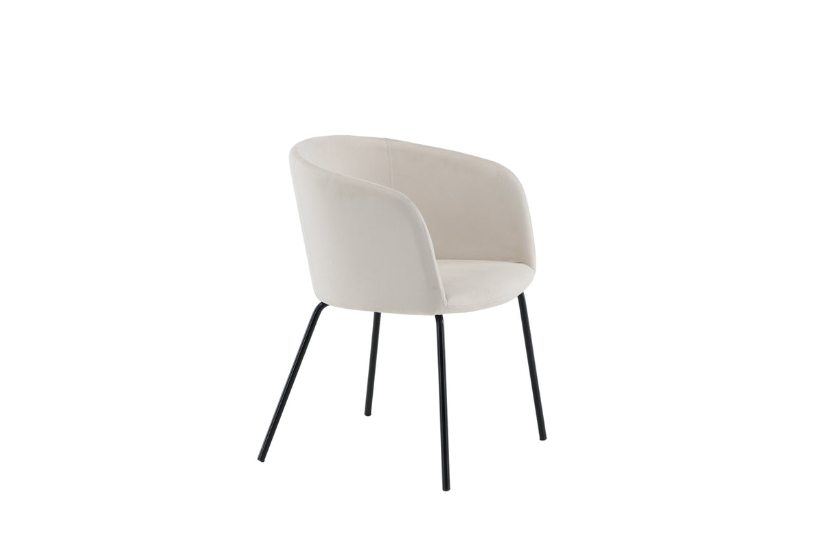 Berit spisebordsstol - beige, sort - billede 11
