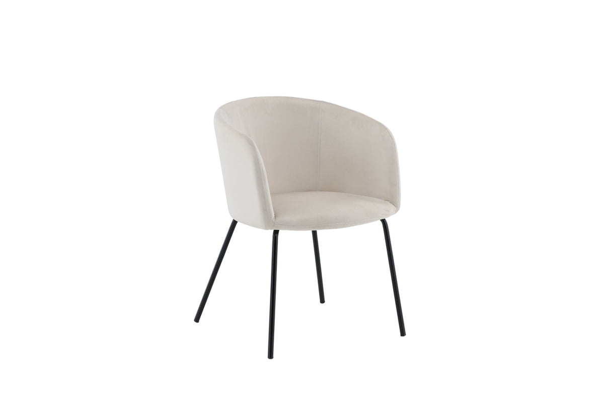 Berit spisebordsstol - beige, sort - billede 12