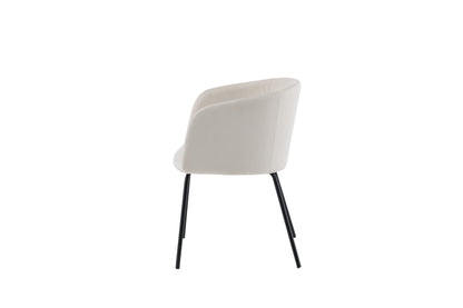 Berit spisebordsstol - beige, sort - billede 4