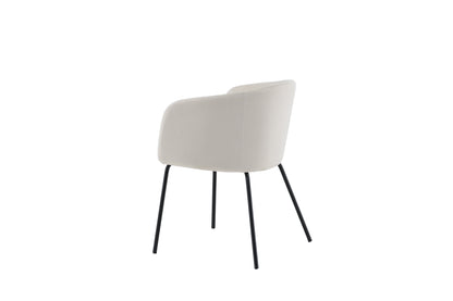 Berit spisebordsstol - beige, sort - billede 5