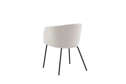 Berit spisebordsstol - beige, sort - billede 6