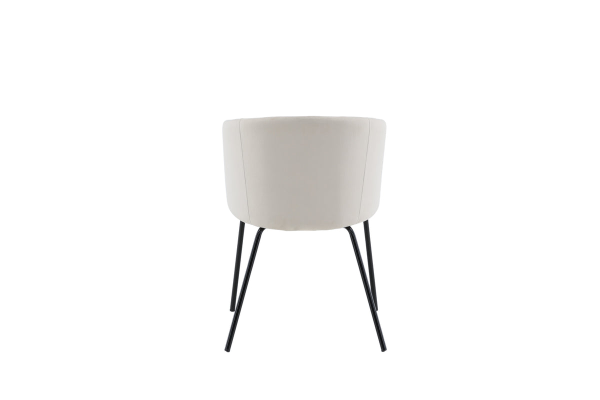 Berit spisebordsstol - beige, sort - billede 7