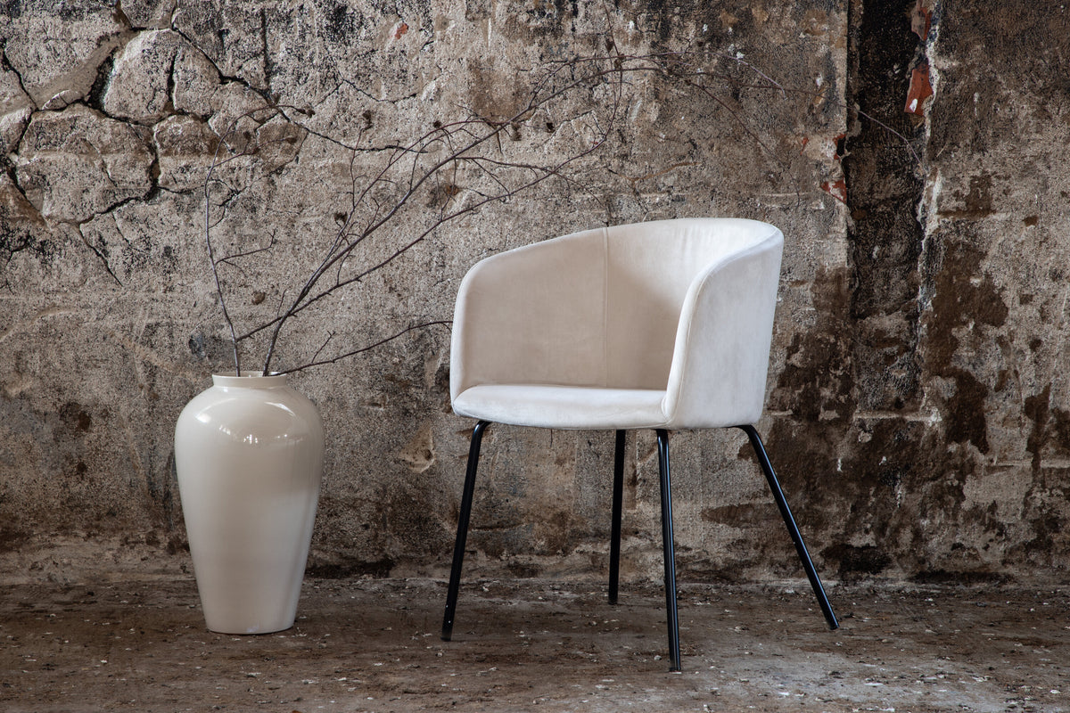 Berit spisebordsstol - beige, sort - billede 13
