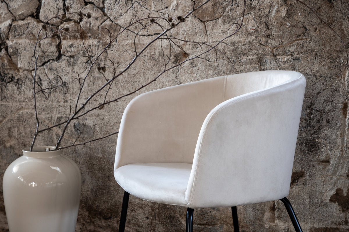 Berit spisebordsstol - beige, sort - billede 14