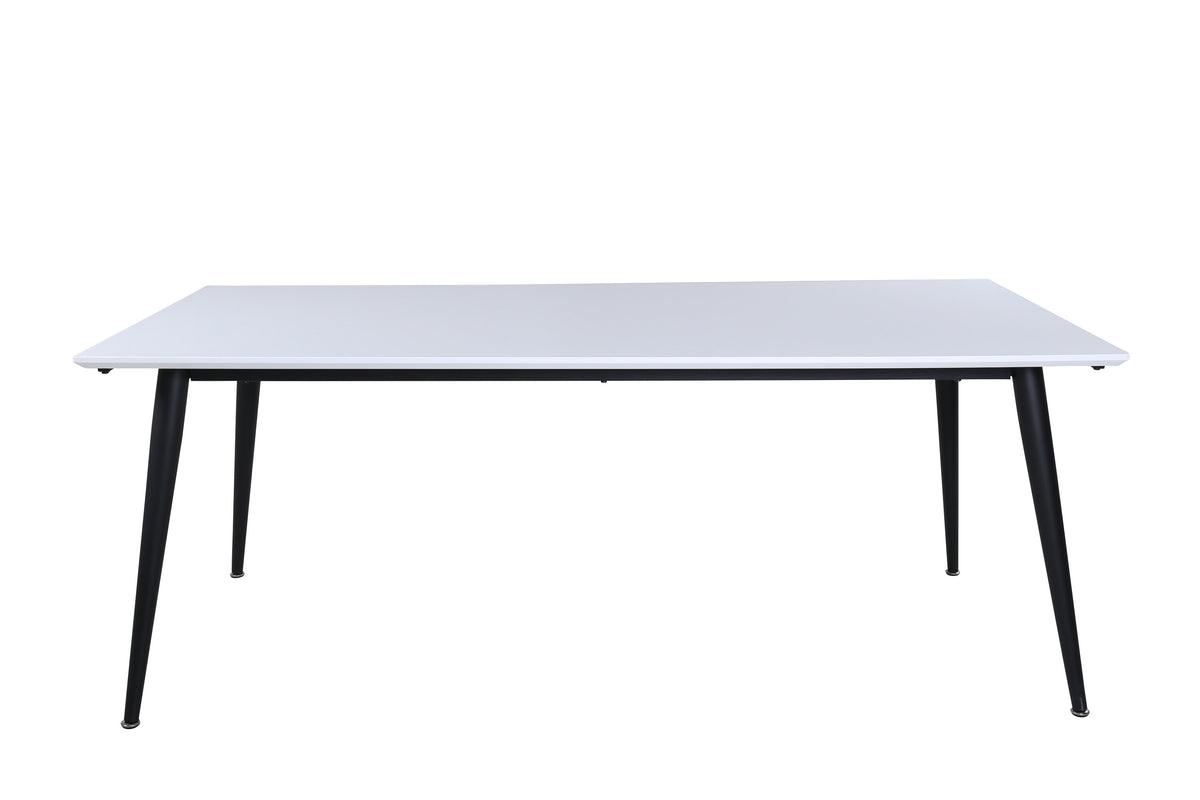 Jimmy spisebord - 195 × 90 cm - sort, hvid - billede 1