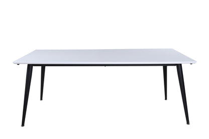 Jimmy spisebord - 195 × 90 cm - sort, hvid - billede 1