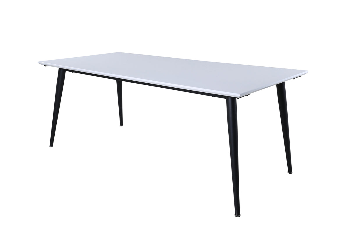 Jimmy spisebord - 195 × 90 cm - sort, hvid - billede 2