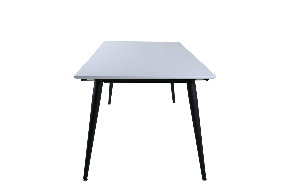 Jimmy spisebord - 195 × 90 cm - sort, hvid - billede 3