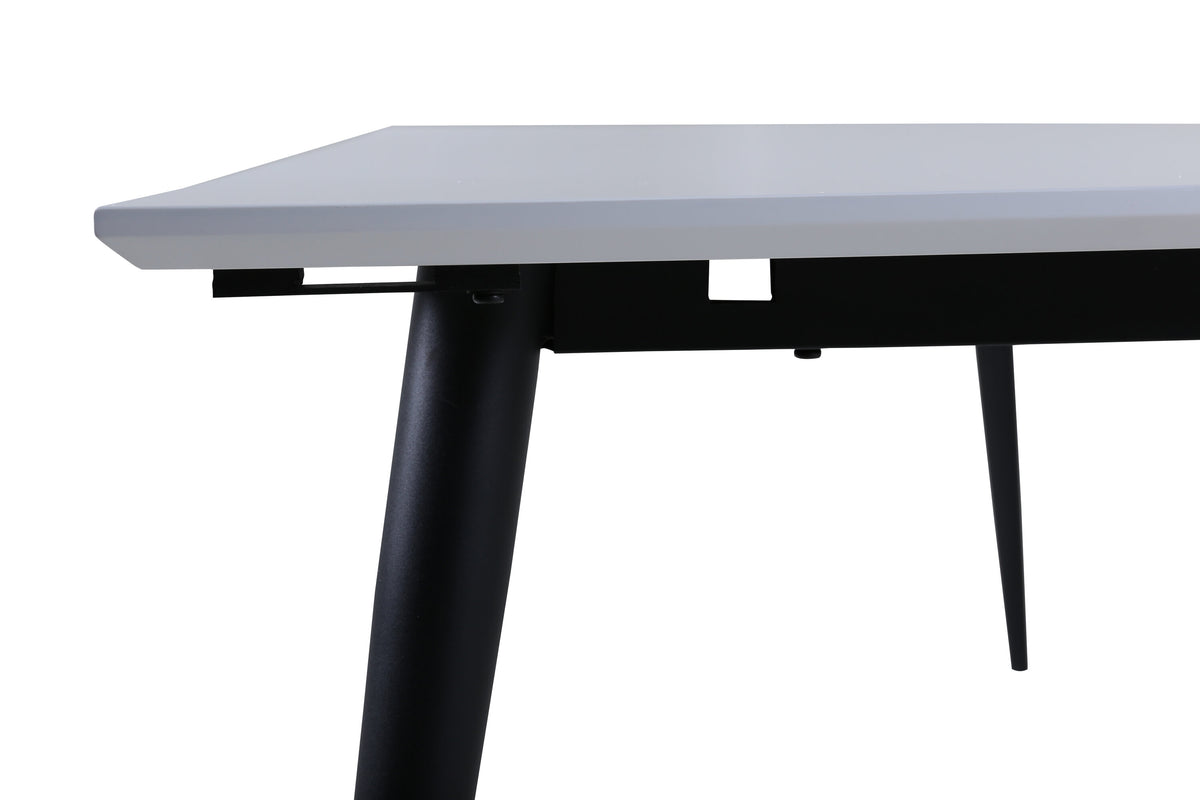 Jimmy spisebord - 195 × 90 cm - sort, hvid - billede 4