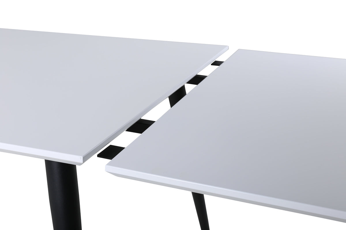 Jimmy spisebord - 195 × 90 cm - sort, hvid - billede 6
