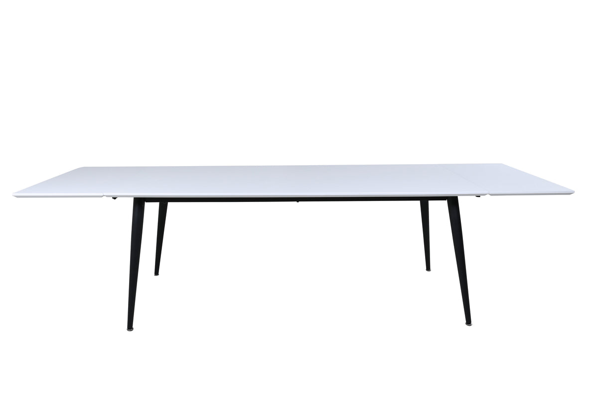 Jimmy spisebord - 195 × 90 cm - sort, hvid - billede 7