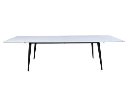 Jimmy spisebord - 195 × 90 cm - sort, hvid - billede 7