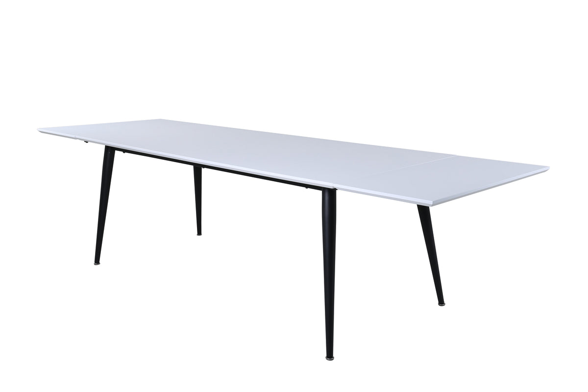 Jimmy spisebord - 195 × 90 cm - sort, hvid - billede 9