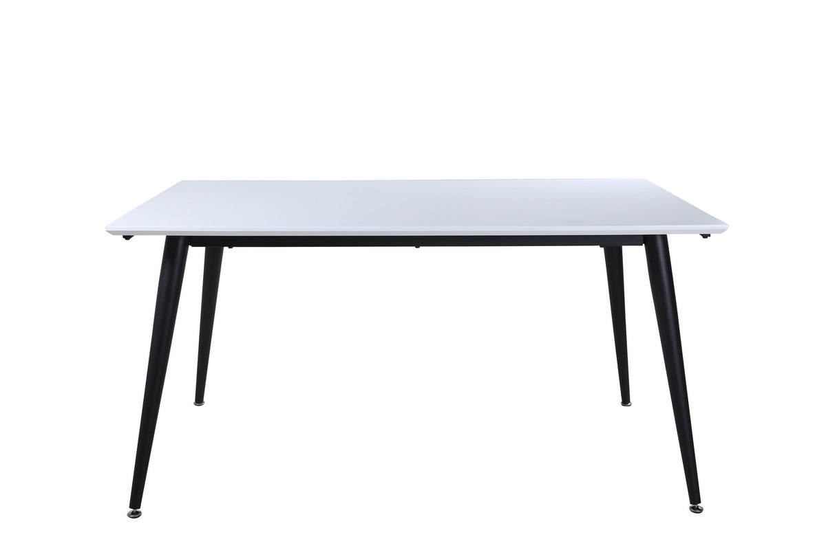 Jimmy spisebord - 150 × 90 cm - sort, hvid - billede 1