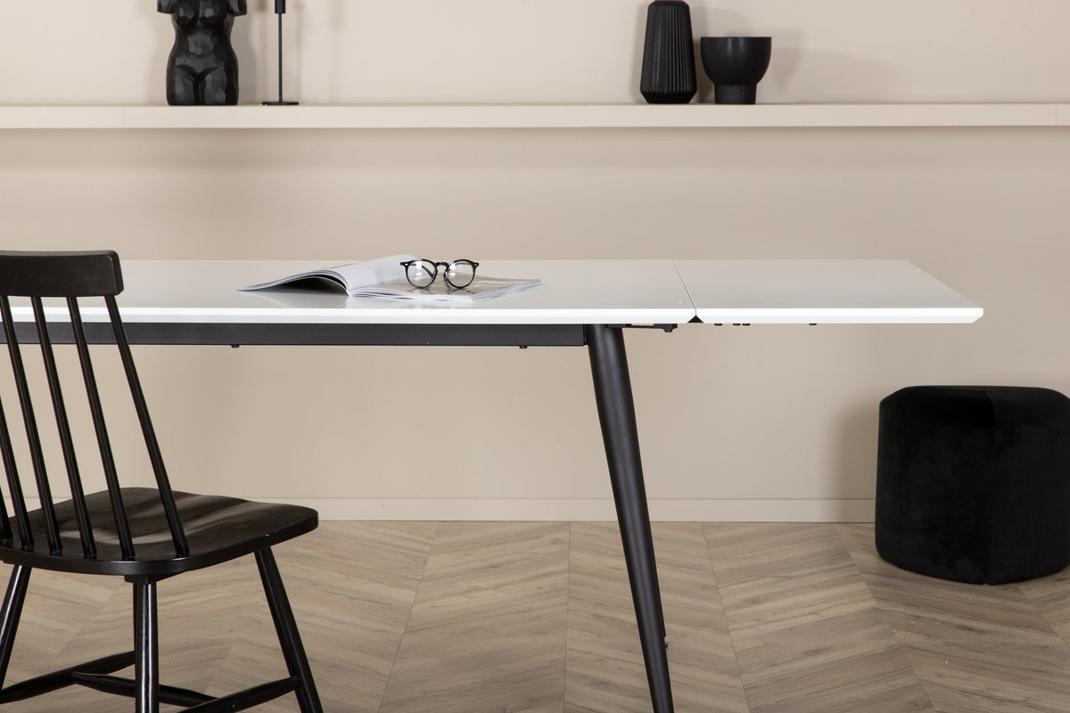 Jimmy spisebord - 150 × 90 cm - sort, hvid - billede 13