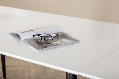Jimmy spisebord - 150 × 90 cm - sort, hvid - billede 14