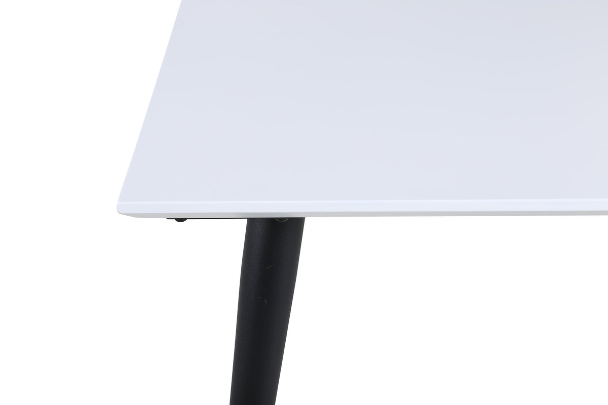 Jimmy spisebord - 150 × 90 cm - sort, hvid - billede 4