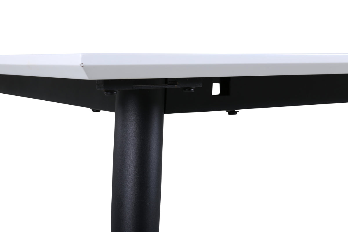 Jimmy spisebord - 150 × 90 cm - sort, hvid - billede 6