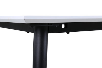 Jimmy spisebord - 150 × 90 cm - sort, hvid - billede 6