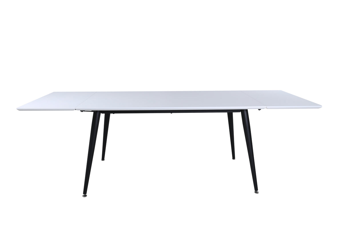 Jimmy spisebord - 150 × 90 cm - sort, hvid - billede 8